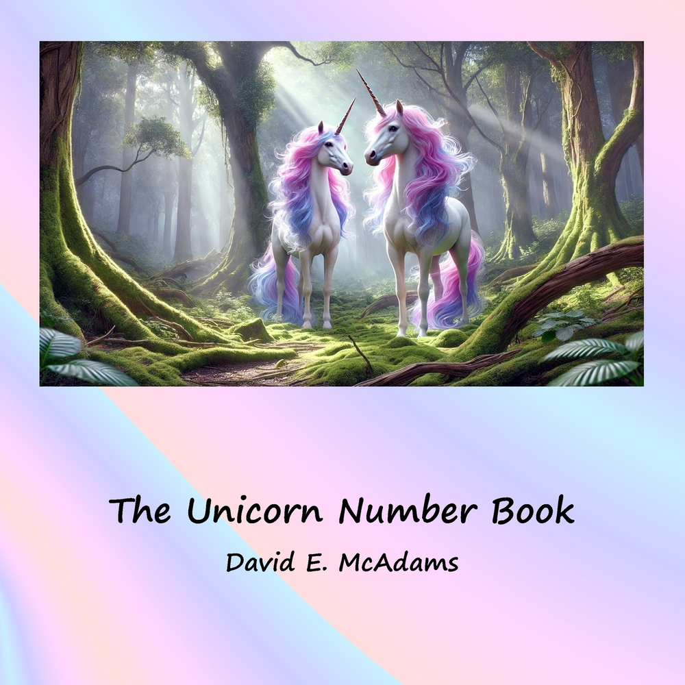 The Unicorn Number Book: Beautiful unicorns introducing the numbers 0-10 cover