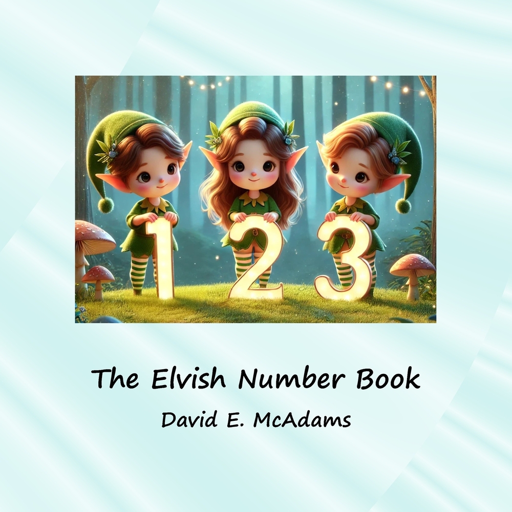 The Elvish Number Book: Cute elves introduce the numbers 0-10 cover