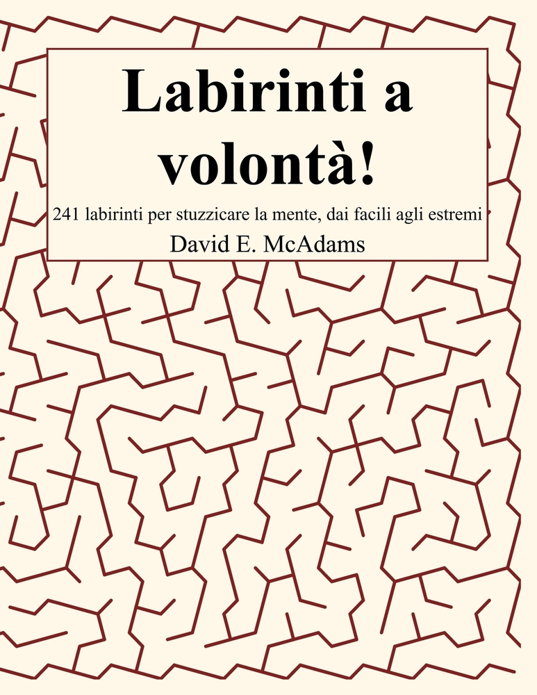 Labirinti a volontà!: 241 labirinti per stuzzicare la mente, dai facili agli estremi cover