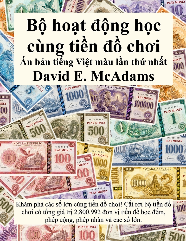 Bộ hoạt động học cùng tiền đồ chơi: Khám phá các số lớn cùng tiền đồ c cover