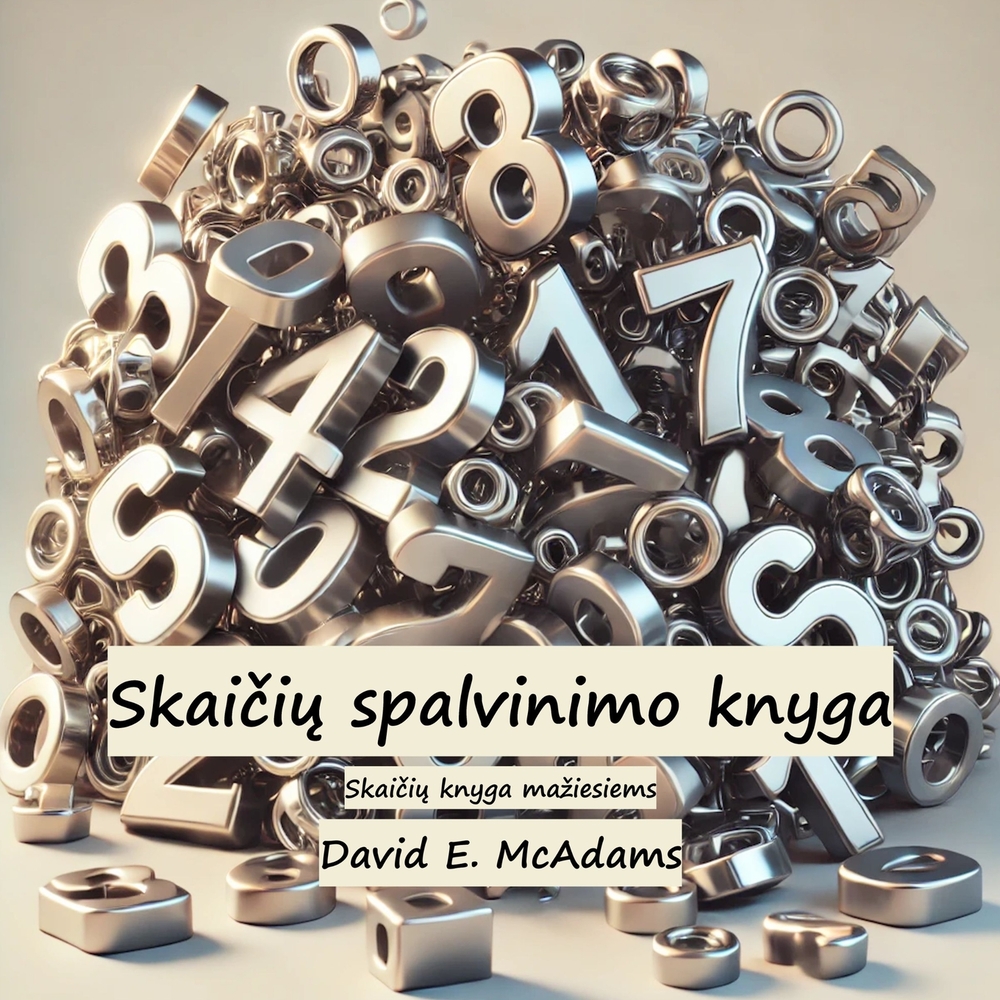 Skaičių spalvinimo knyga: Skaičių knyga maziesiems cover