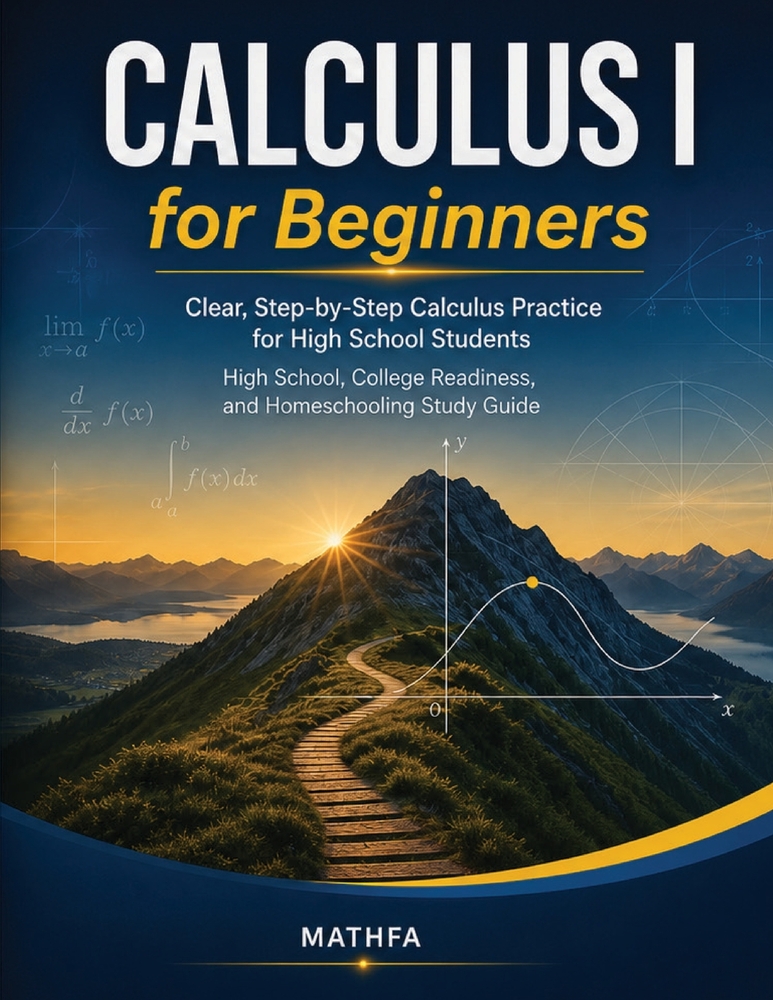 Calculus I for Beginners: A Comprehensive Review and Step-By-Step Guide to Learning Calculus I cover
