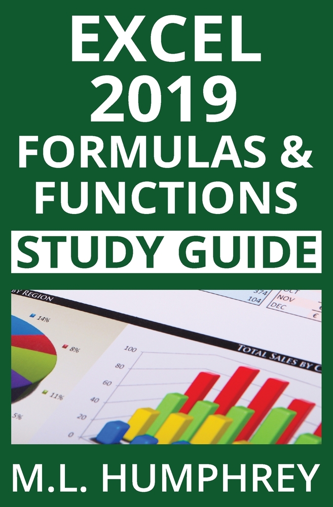 Excel 2019 Formulas and Functions Study Guide cover