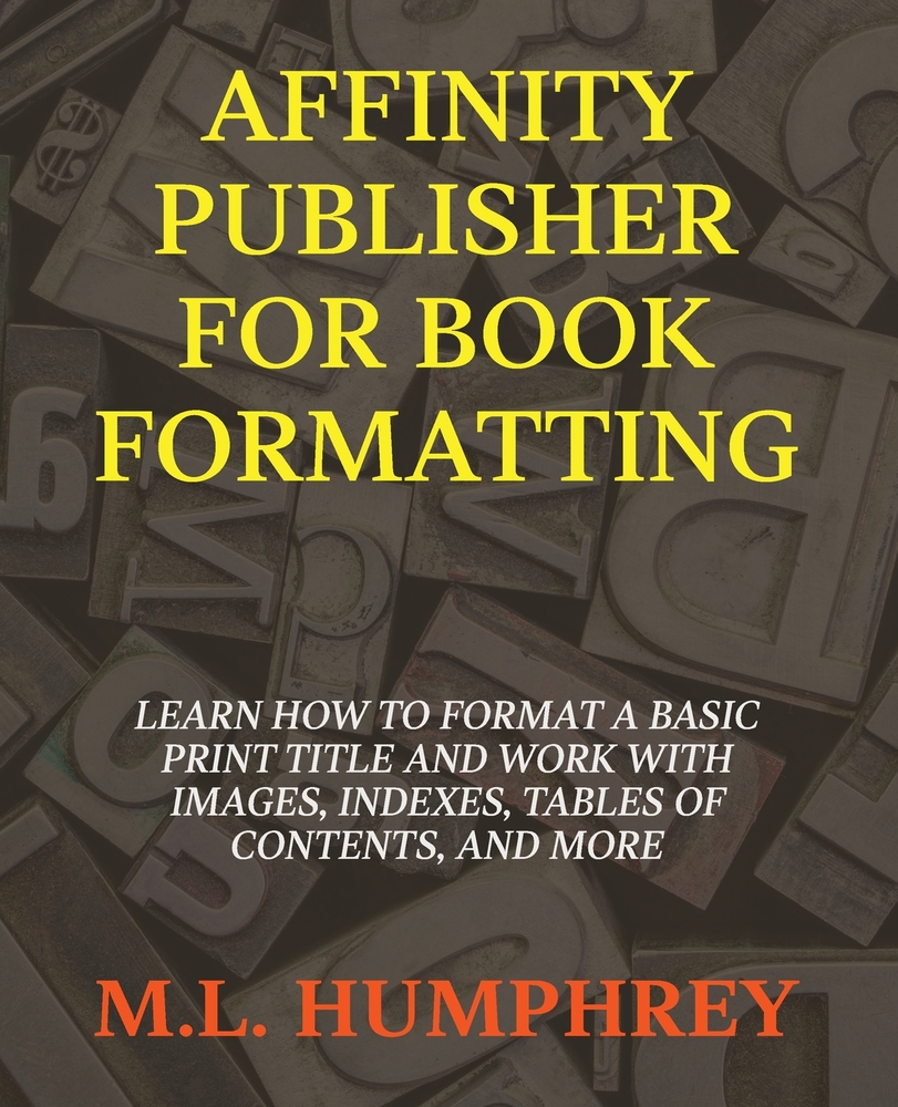 Affinity Publisher for Book Formatting cover