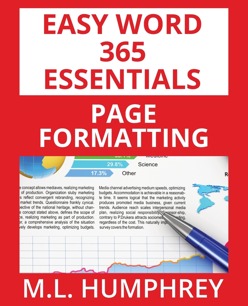 Word 365 Page Formatting cover