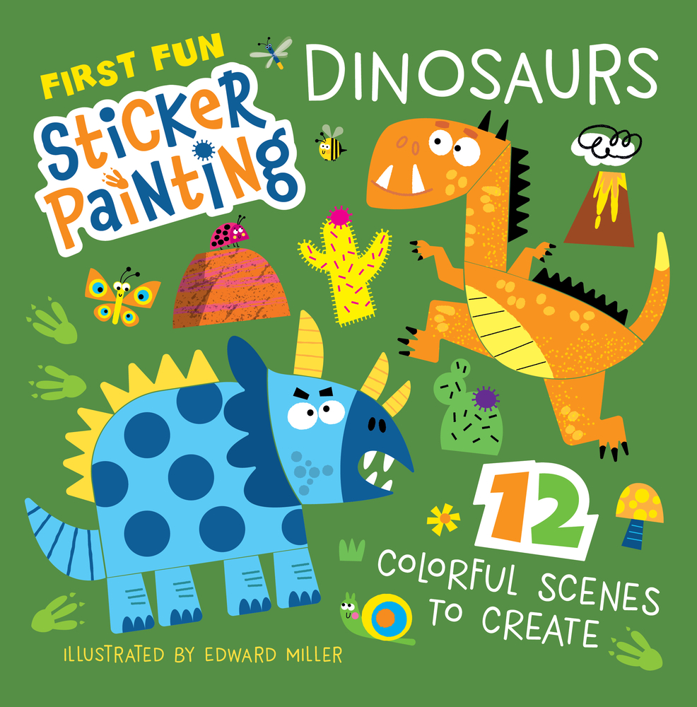 First Fun Sticker Painting: Christmas: 12 Colorful Scenes to Create cover