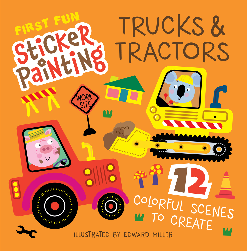 First Fun Sticker Painting: Christmas: 12 Colorful Scenes to Create cover