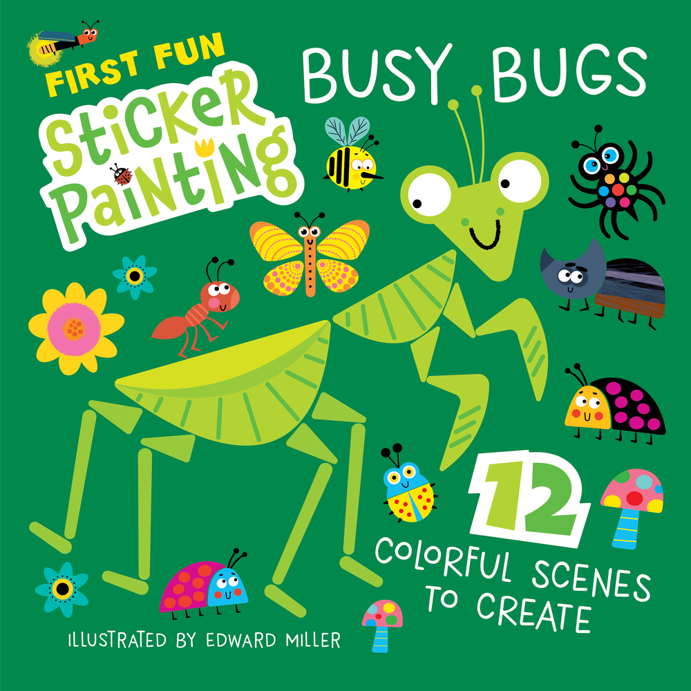 First Fun Sticker Painting: Christmas: 12 Colorful Scenes to Create cover