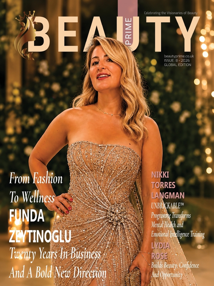 Beauty Prime magazine: Interview with Funda Zeytinoglu cover