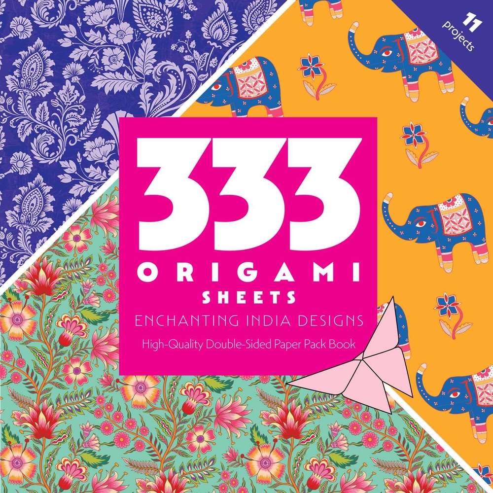 333 Origami Sheets Enchanting India Designs: High-Quality Double-Sided Paper Pack Book cover