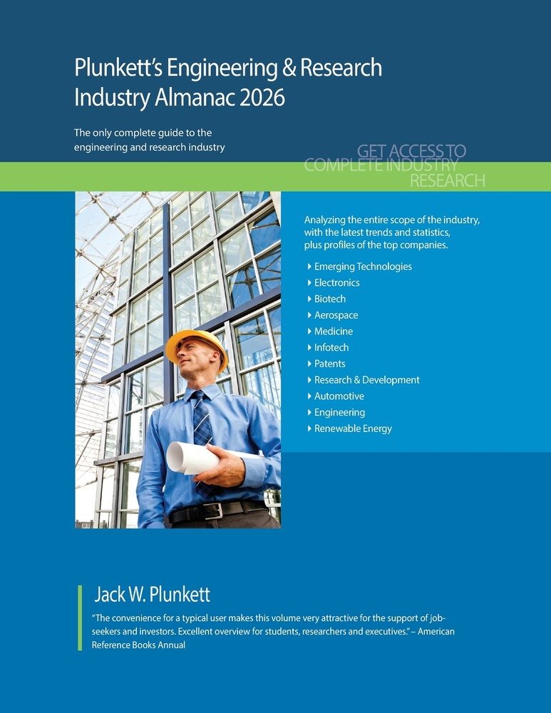 Plunkett's Engineering & Research Industry Almanac 2026: Engineering & Research Industry Market Research, Statistics, Trends and Leading Companies cover
