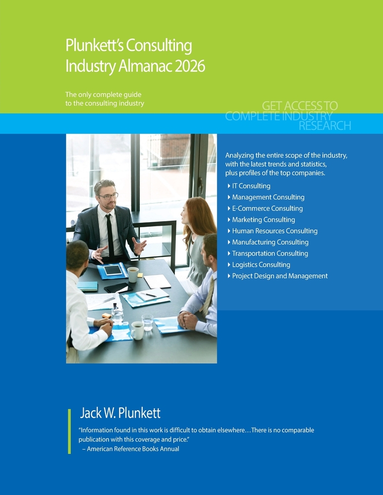 Plunkett's Consulting Industry Almanac 2026: Consulting Industry Market Research, Statistics, Trends and Leading Companies cover