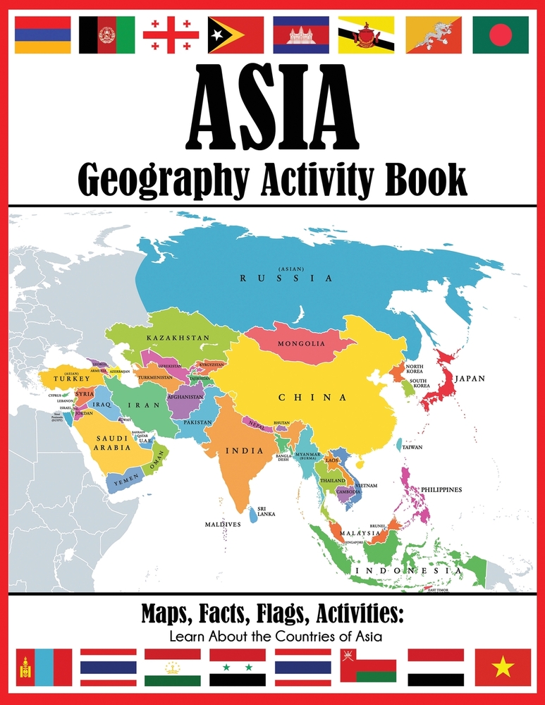 Asia Geography Activity Book cover