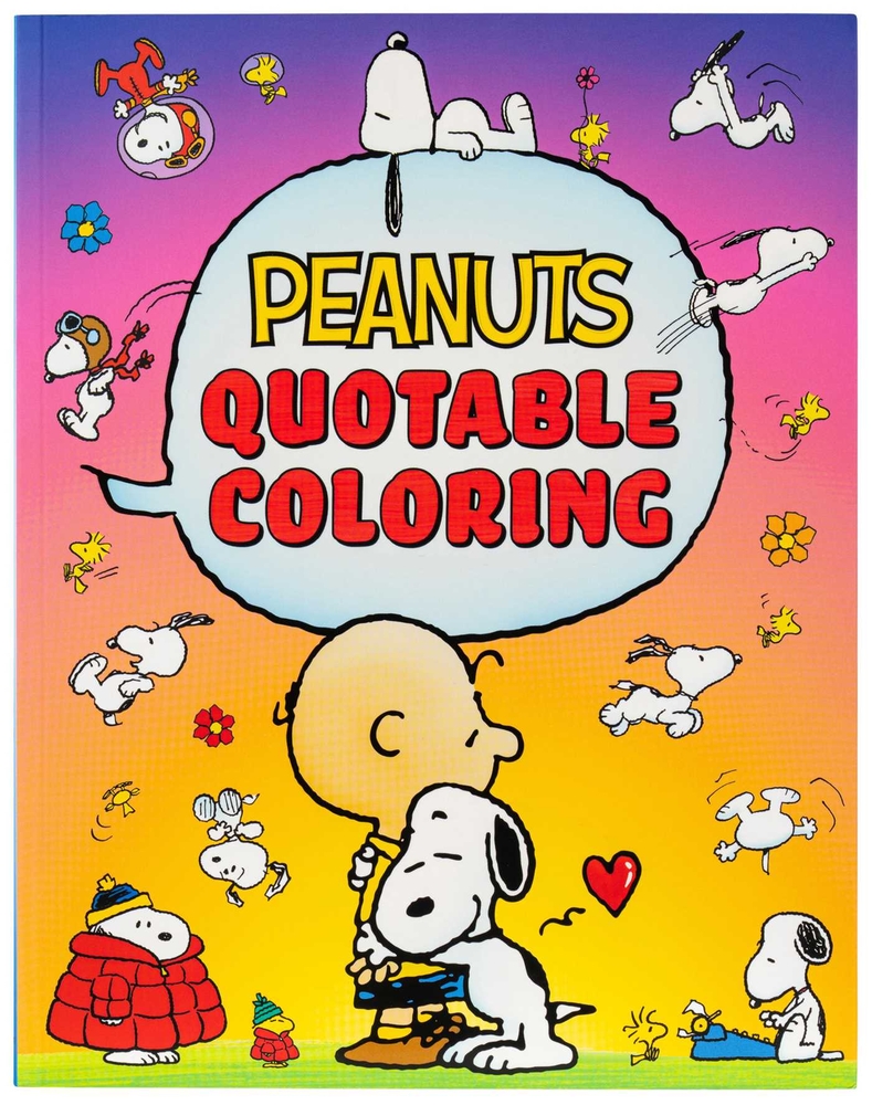 Peanuts Quotable Coloring cover