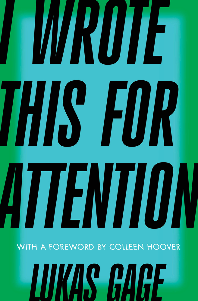 I Wrote This for Attention cover