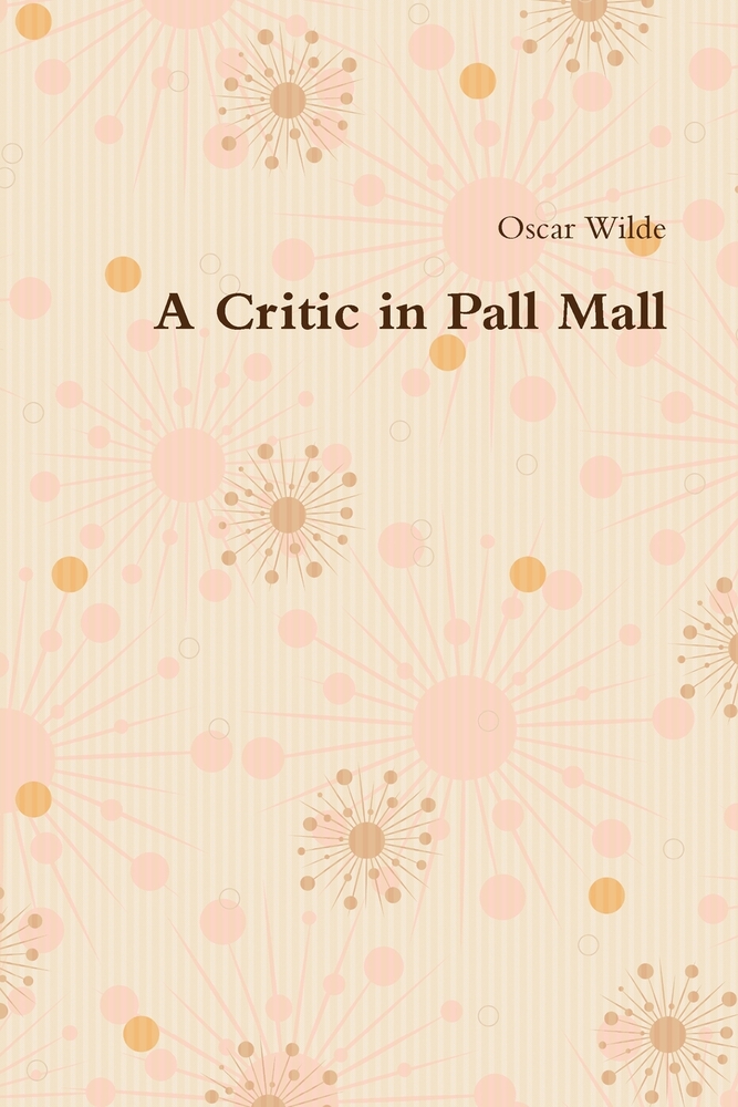 A Critic in Pall Mall cover