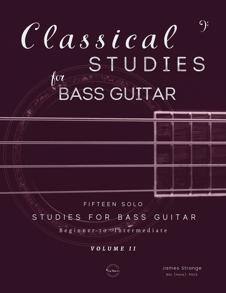 Classical Studies for Bass Guitar, Volume 2: Fifteen Solo Studies for Bass Guitar cover