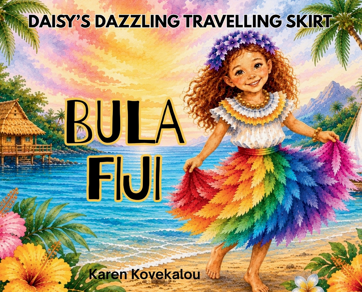 Daisy's Dazzling Travelling Skirt - Bula Fiji cover