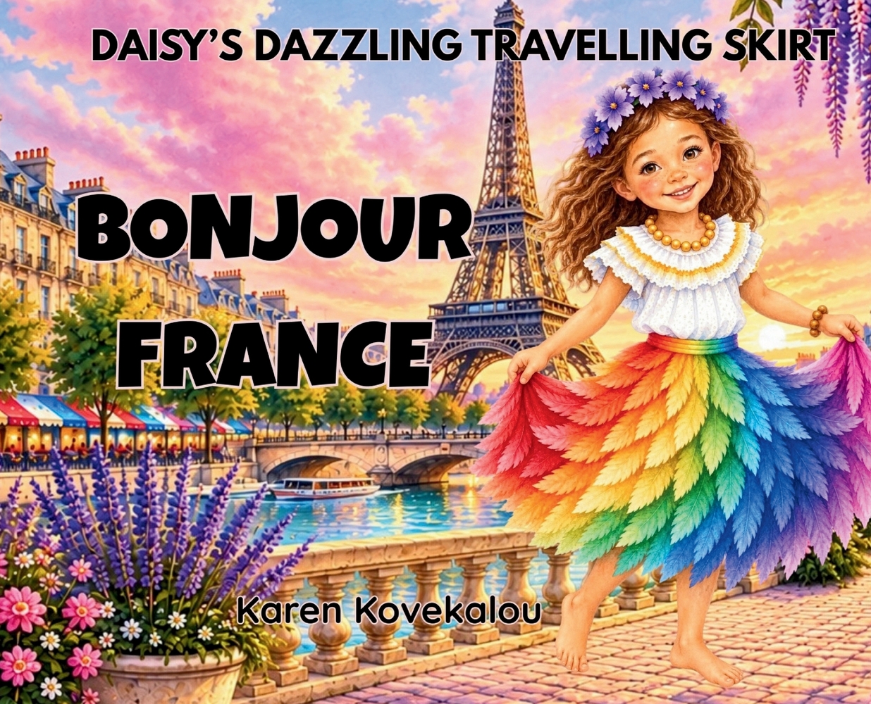 Daisy's Dazzling Travelling Skirt: Bonjour France cover