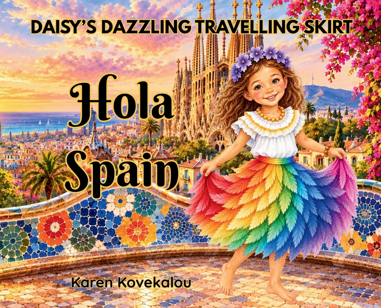 Daisy's Dazzling Travelling Skirt - Hola Spain cover