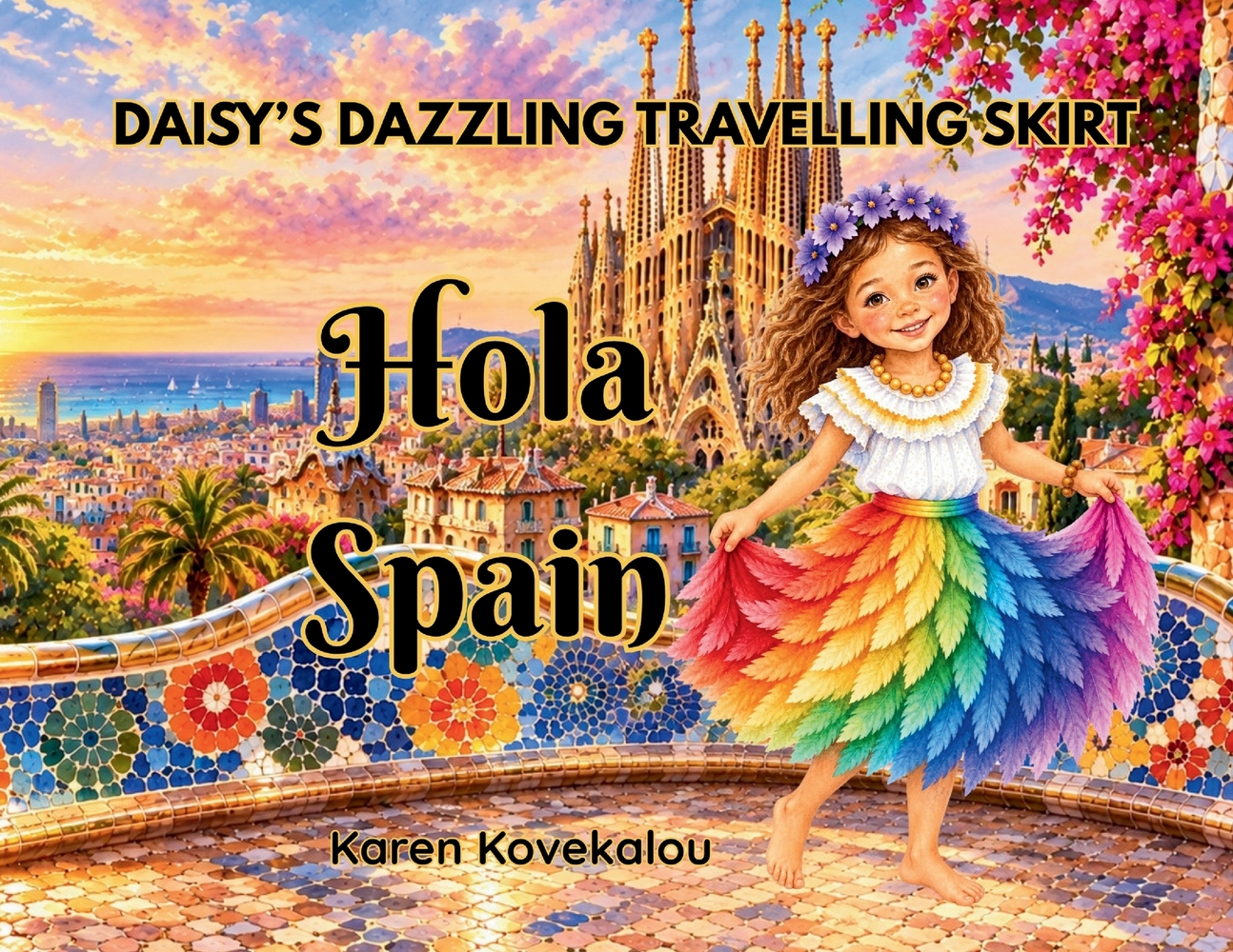 Daisy's Dazzling Travelling Skirt - Hola Spain cover