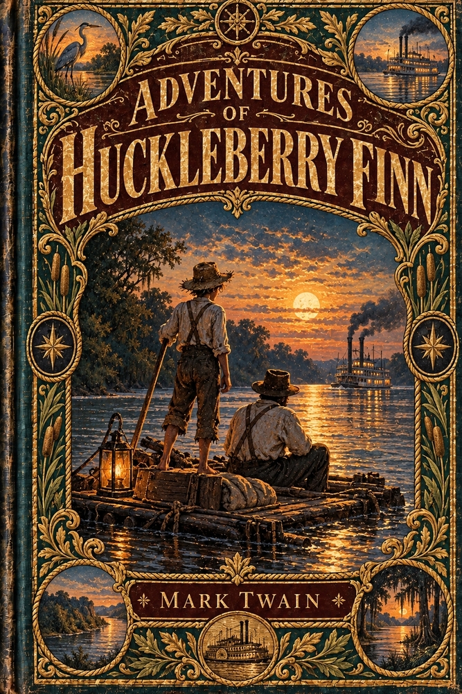 Adventures of Huckleberry Finn cover