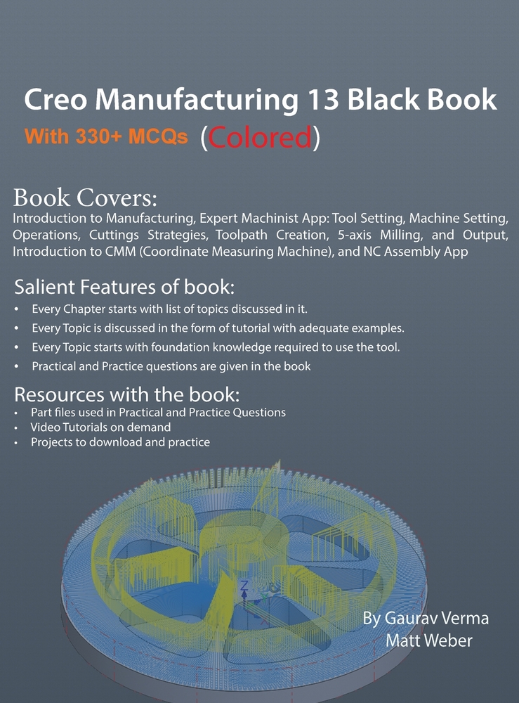 Creo Manufacturing 13 Black Book: (Colored) cover