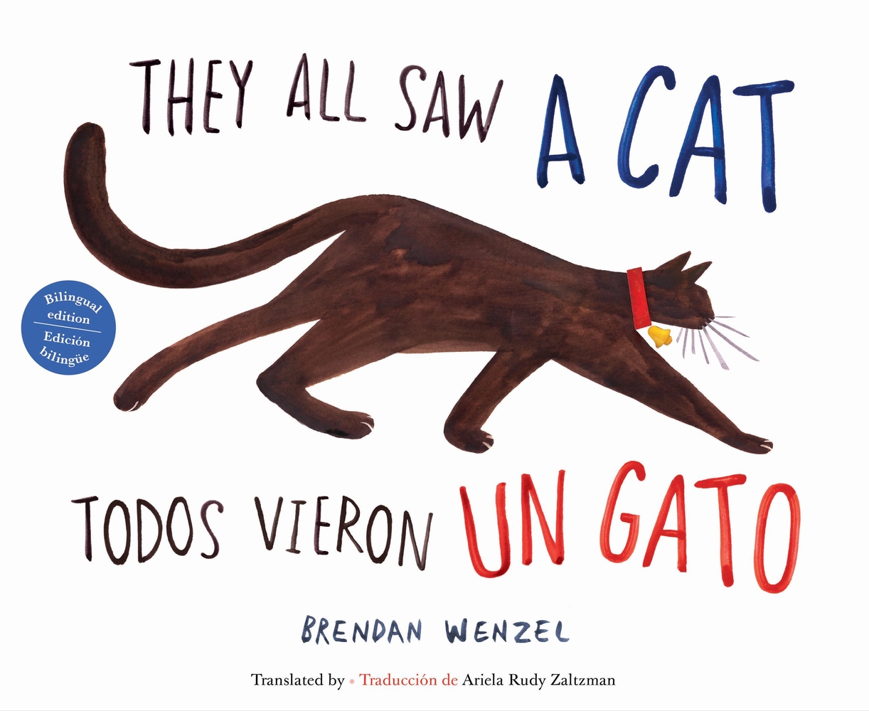 They All Saw a Cat/Todos Vieron Un Gato (English-Spanish Bilingual Edition) cover