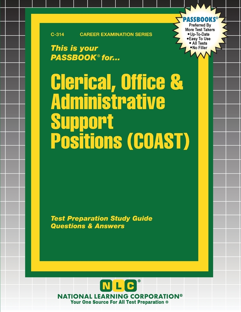 Clerical, Office & Administrative Support Positions (COAST) cover