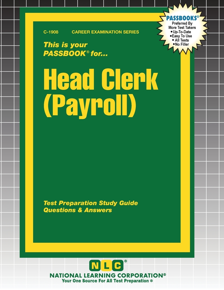 Head Clerk (Payroll) cover