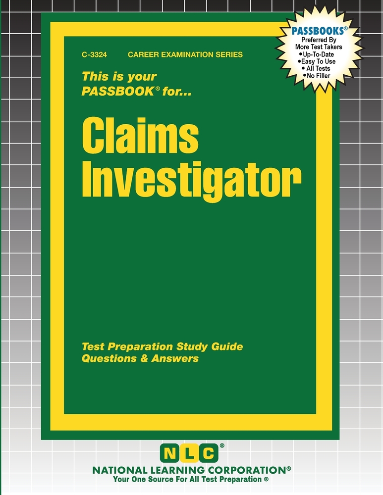 Claims Investigator cover