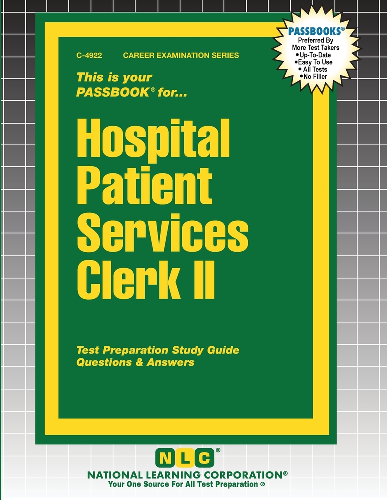 Hospital Patient Services Clerk II cover