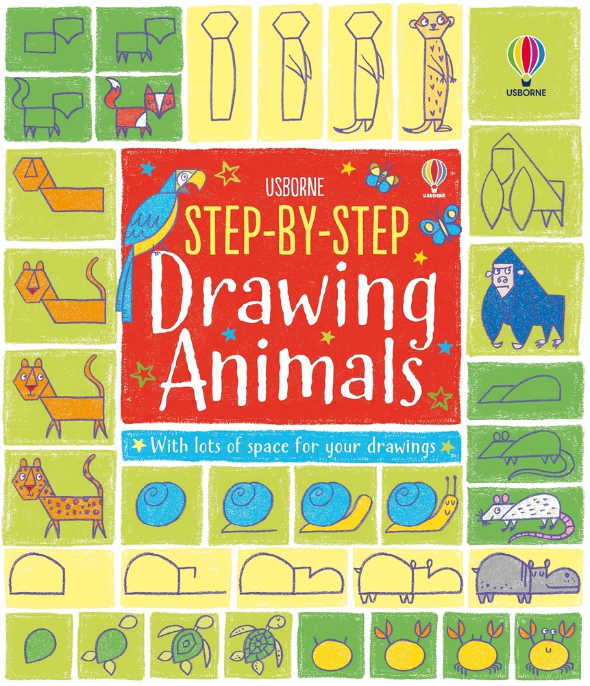 Step-By-Step Drawing Animals cover