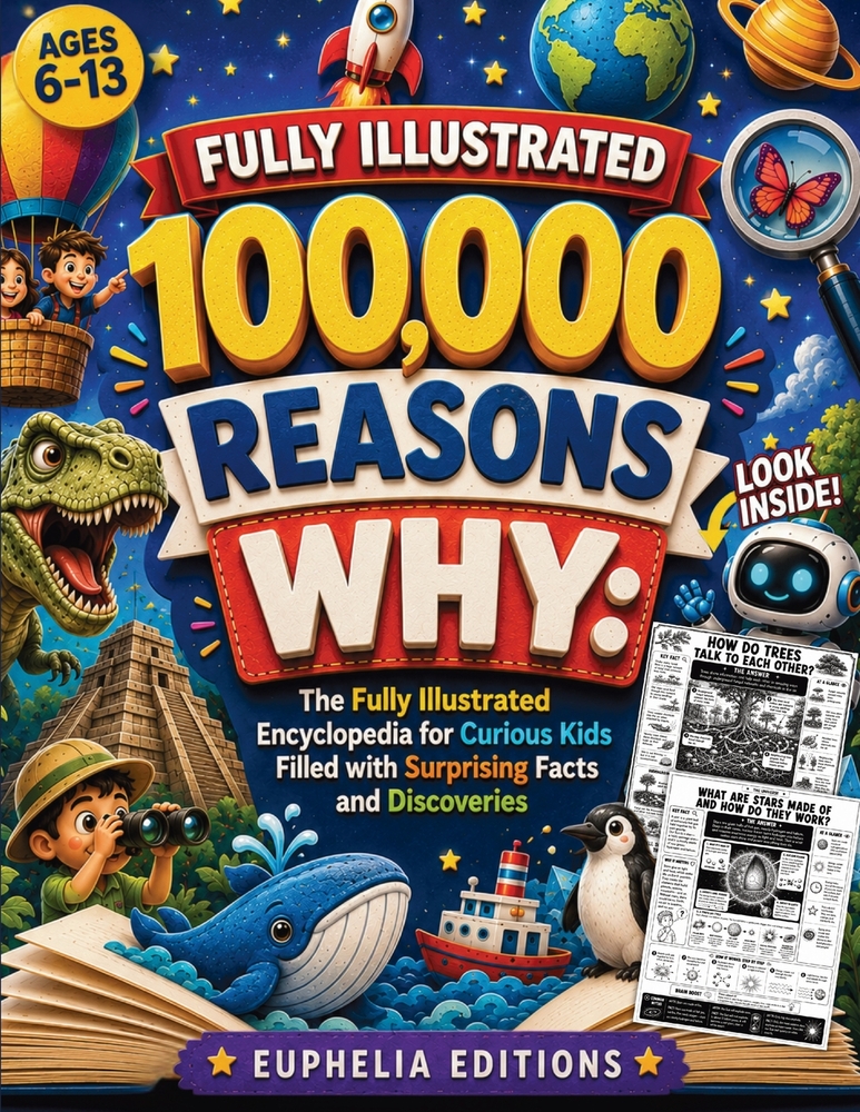 100,000 Reasons Why: The Fully Illustrated Encyclopedia for Curious Kids Filled with Surprising Facts and Discoveries cover