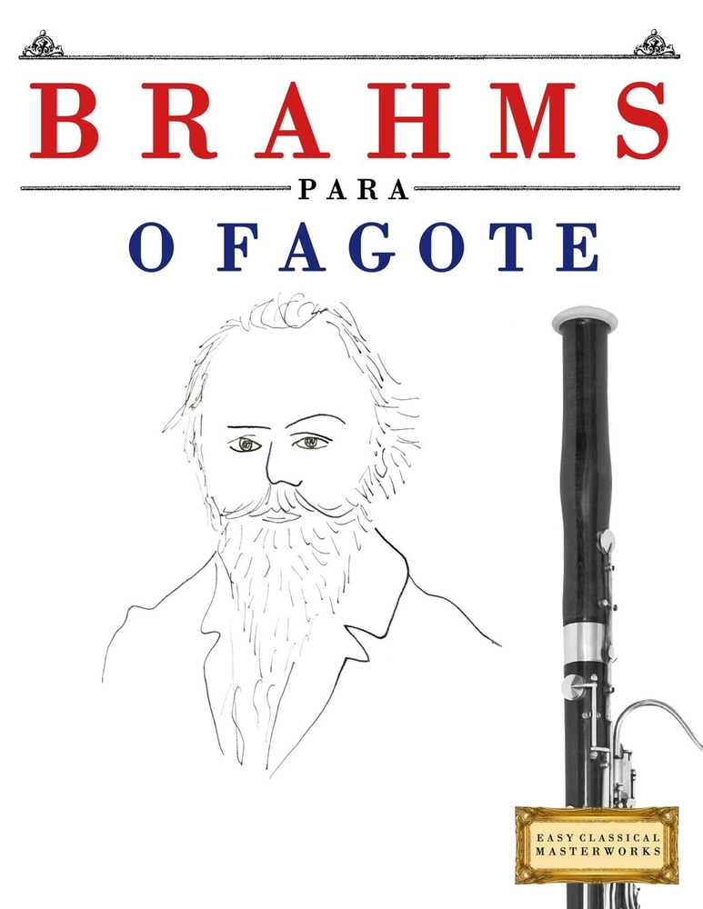 Brahms para o Fagote: 10 peças fáciles para o Fagote livro para principiantes cover