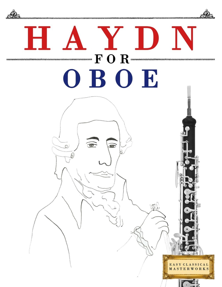 Haydn for Oboe: 10 Easy Themes for Oboe Beginner Book cover