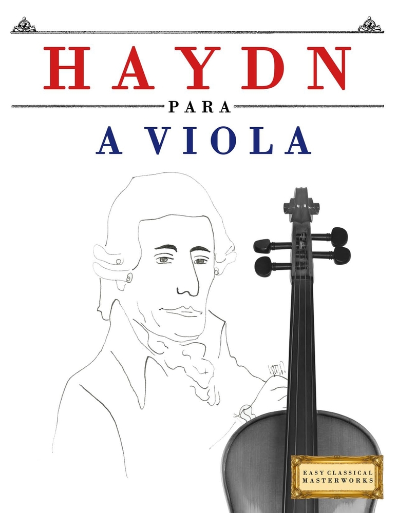 Haydn para a Viola: 10 peças fáciles para a Viola livro para principiantes cover
