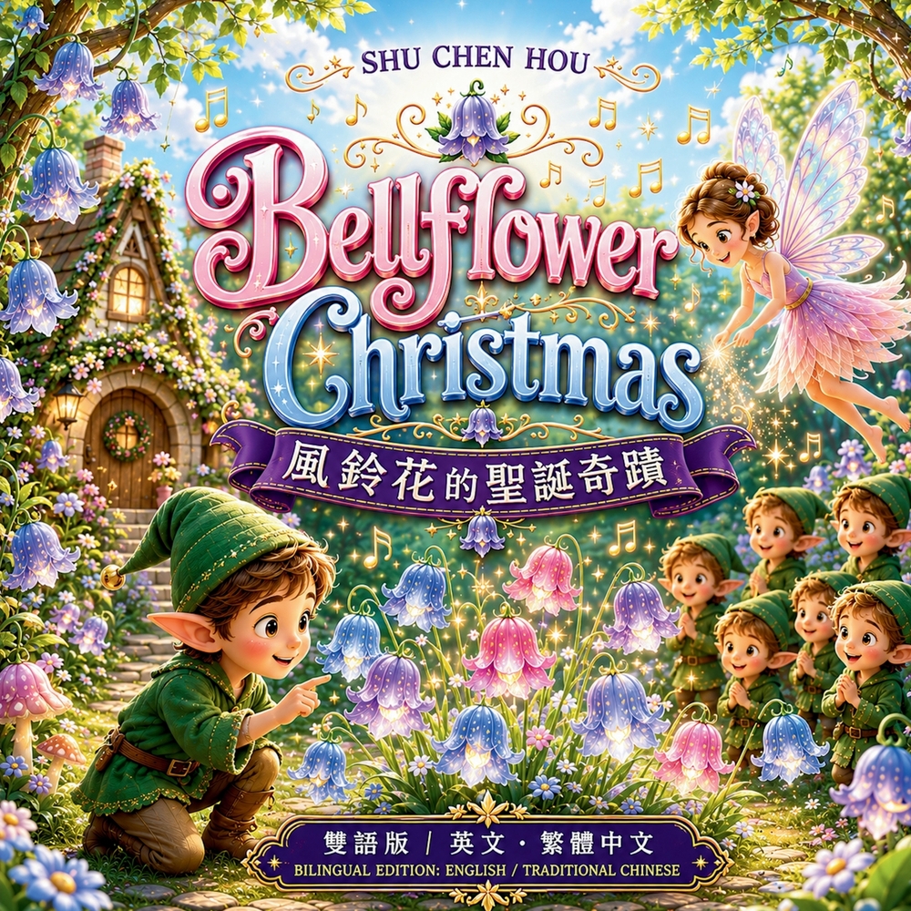 Bellflower Christmas 風鈴花的聖誕奇蹟: Bilingual Edition: English & Traditional Chinese Christmas Fair cover