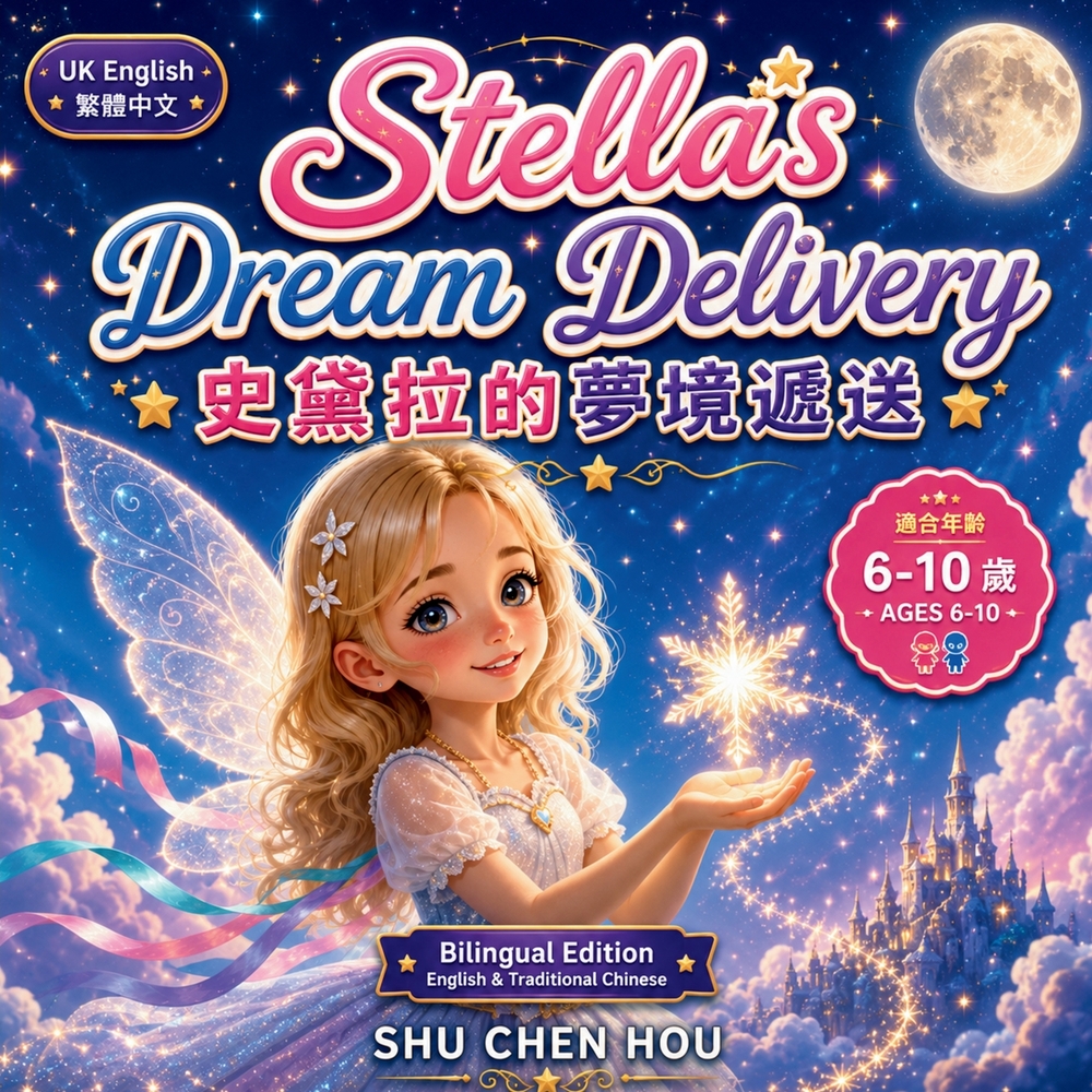 Stella's Dream Delivery 史黛拉的夢境遞送: A Bilingual English-Traditional Chinese Bedtime Adventure Ab cover