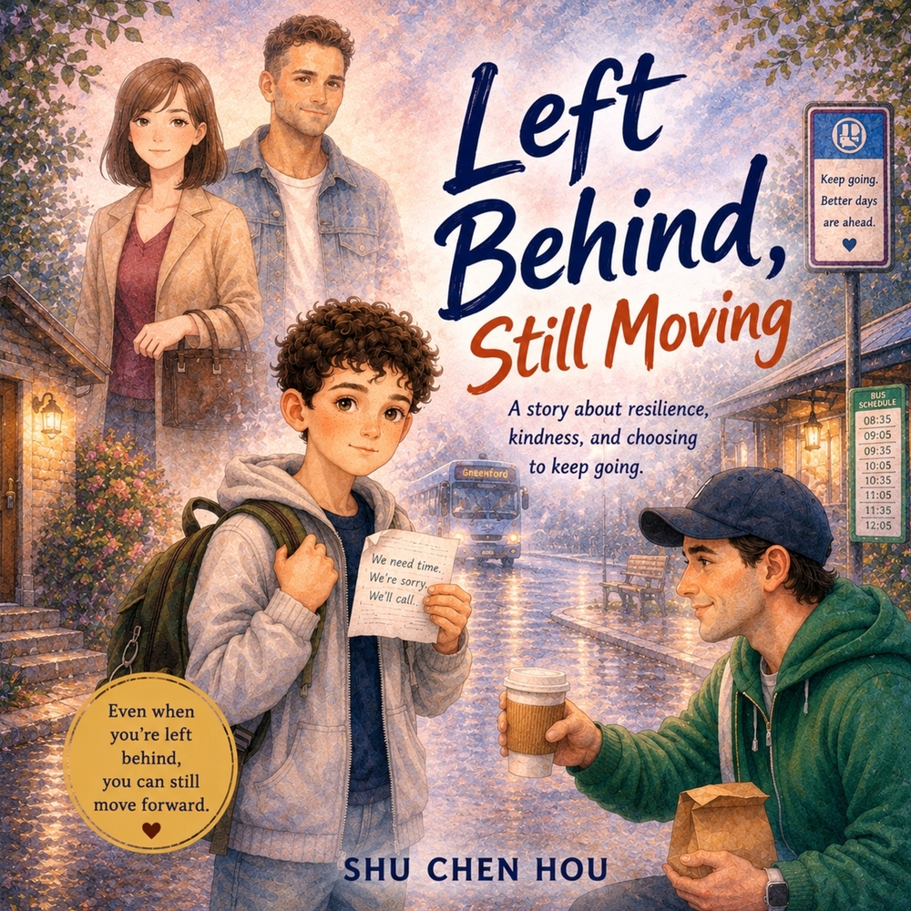 Left Behind, Still Moving: A Heartwarming Story of Resilience, Kindness, Hope and Finding the Courage to Keep Moving Forward cover