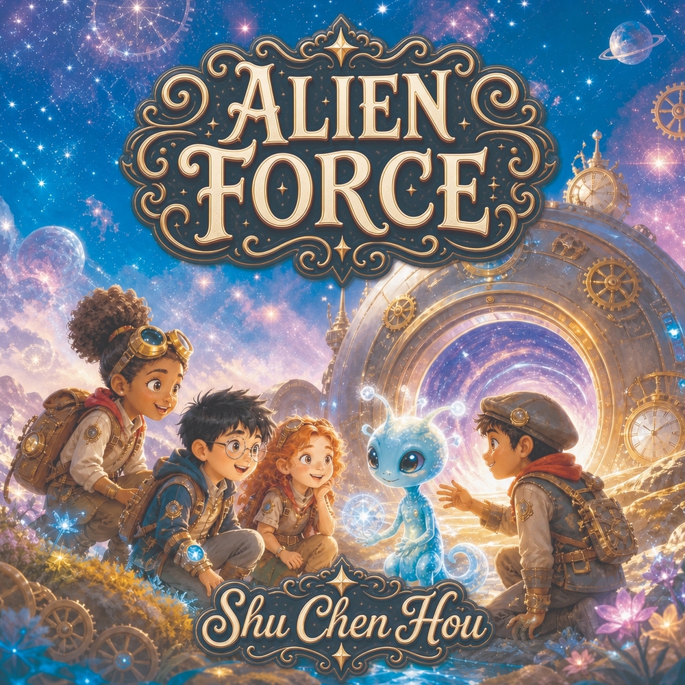 Alien Force: A Space Adventure About Courage, Teamwork, Kindness, and the Power of Friendship cover