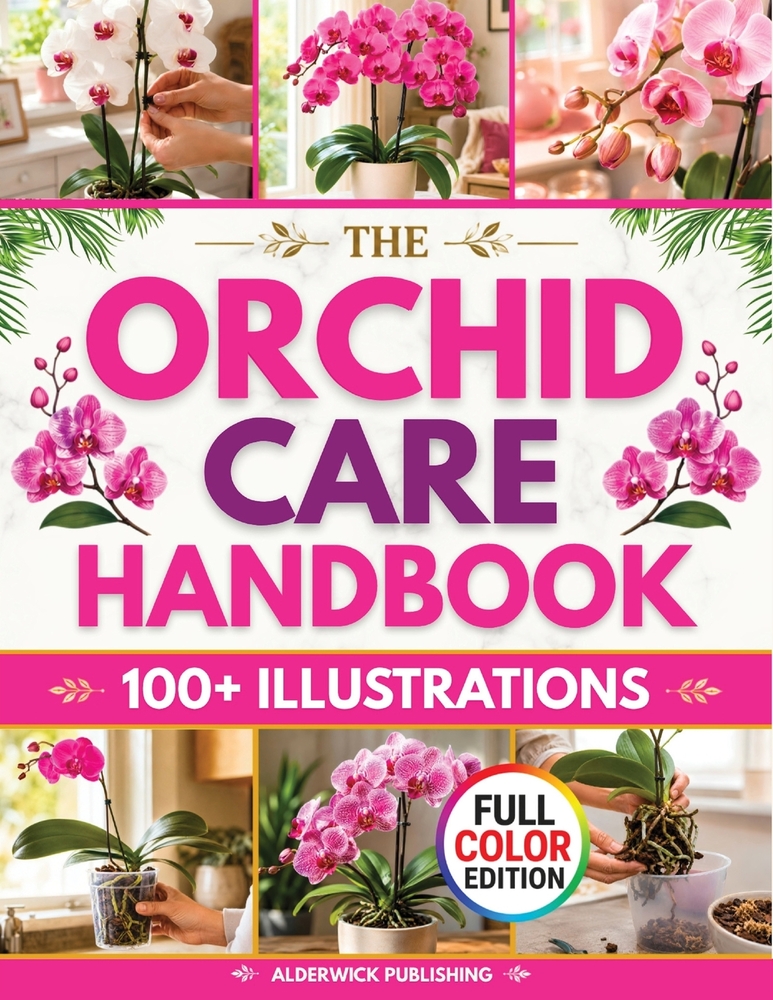 The Orchid Care Handbook: The Indoor Grower's Guide to Reading Your Plant Before It Looks Sick THE DELAY PRINCIPLE to Catch Root Rot, Yellowing Leaves cover