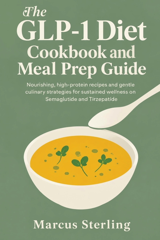 The GLP-1 Diet Cookbook and Meal Prep Guide: Nourishing, high-protein recipes and gentle culinary strategies for sustained wellness on Semaglutide and cover
