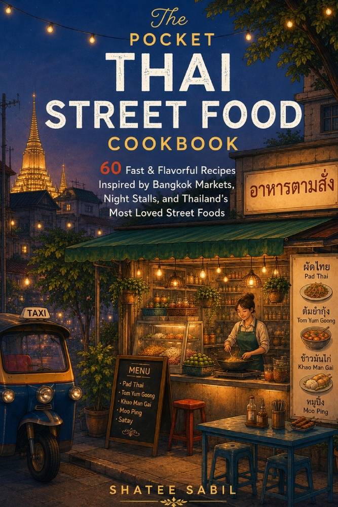 The Pocket Thai Street Food Cookbook: 60 Fast & Flavorful Recipes Inspired by Bangkok Markets, Night Stalls, and Thailand's Most Loved Street Foods cover