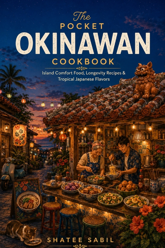 The Pocket Okinawan Cookbook: Island Comfort Food, Longevity Recipes & Tropical Japanese Flavors cover