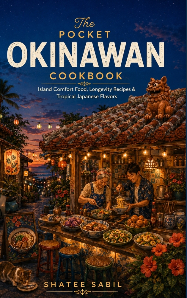 The Pocket Okinawan Cookbook: Island Comfort Food, Longevity Recipes & Tropical Japanese Flavors cover