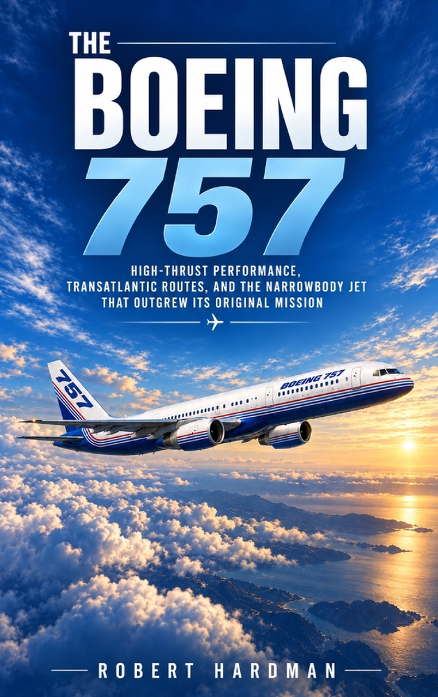 The Boeing 757: High-Thrust Performance, Transatlantic Routes and the Narrowbody Jet That Outgrew Its Original Mission cover