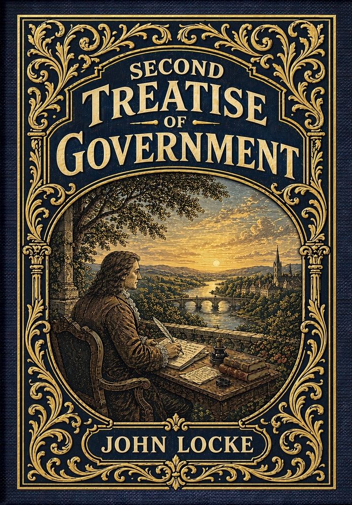 Second Treatise Of Government (Golden Monarch Collector's Edition) (Case Laminate Hardcover with Jacket) cover