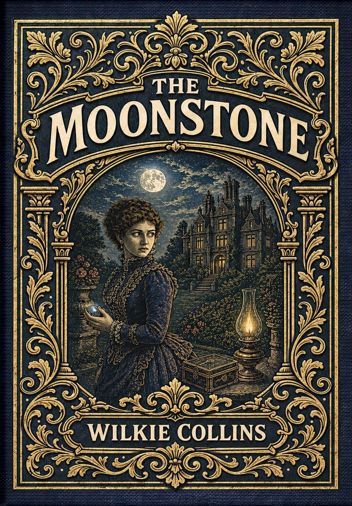 The Moonstone (Golden Monarch Collector's Edition) (Case Laminate Hardcover with Jacket) cover