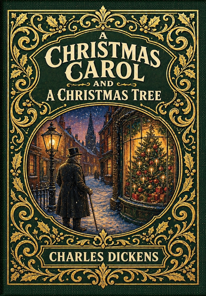 A Christmas Carol and A Christmas Tree (Golden Monarch Collector's Edition) (Case Laminate Hardcover with Jacket) cover